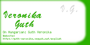 veronika guth business card